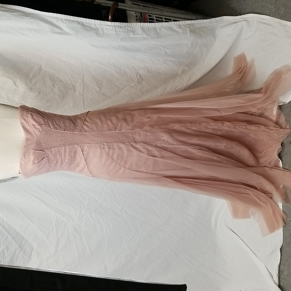 BCBGMaxAzria Strapless Convertible Lace Dress Evening Gown Size 0 NWT